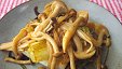 Seared Green Onion & Mushrooms with Butter & Soy Sauce