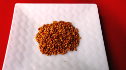 Golden sesame seeds