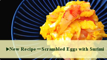 Scrambled Eggs with Surimi