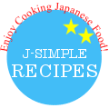 Let's enjoy toghter! J-Simple Recipes logo