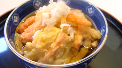 Our kakiage soba recipe