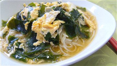 seaweed egg soup