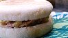 English Muffin Sandwich with Wasabi Potato Salad
