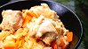 Mixed Glutinous Rice with Chicken & Carrots