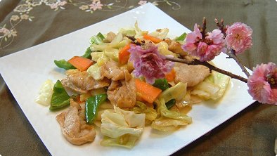 Sauteed Vegetable with Pork