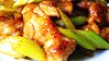 Seared Chicken & Celery with Sweet & Sour Soy Sauce