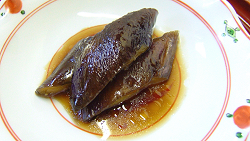 Braised eggplant