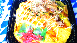 Omusoba sold at supermarkets