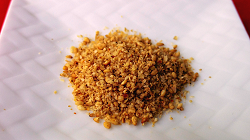 Ground white sesame seeds