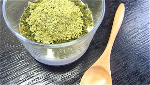 Yogurt with Matcha & Soybean Flour