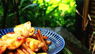 Seared Chicken & Potato with Butter & Soy Sauce