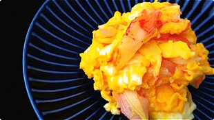 Scrambled Eggs with Surimi