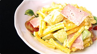 Avocado & Macaroni with Wasabi & Mayonnaise